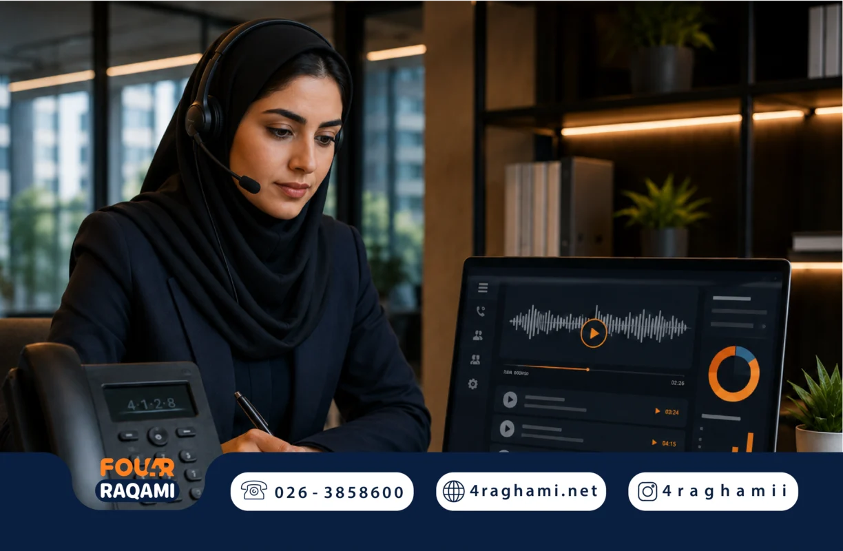 خط 4 رقمی و ضبط مکالمات