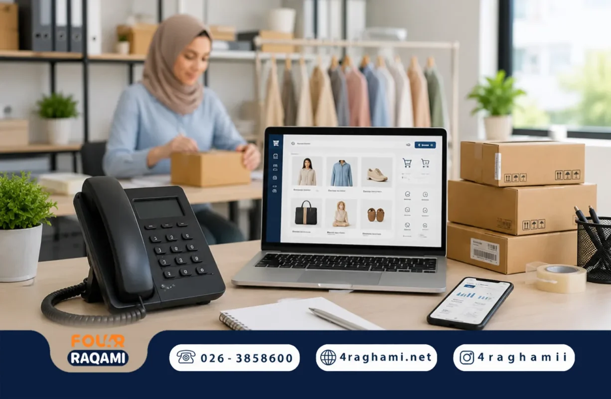 خط 5 رقمی فروشگاه آنلاین